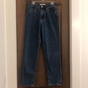 Pacsun Dark Blue Mom Jeans (Size 23)